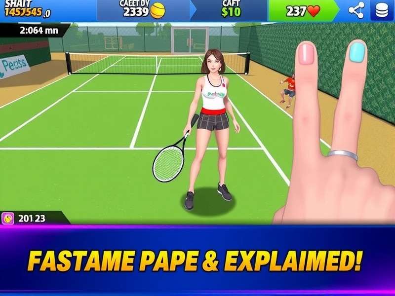 Tennis Clash Swing Sensation in Action Tennis Clash Swing Sensation Gameplay